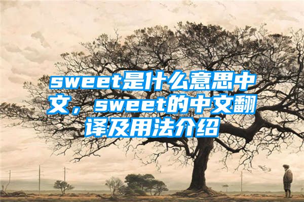sweet是什么意思中文，sweet的中文翻译及用法介绍